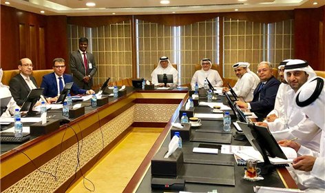 اجتماع اللجنة الفنية بالهيئة مع شركة الصكوك الوطنية