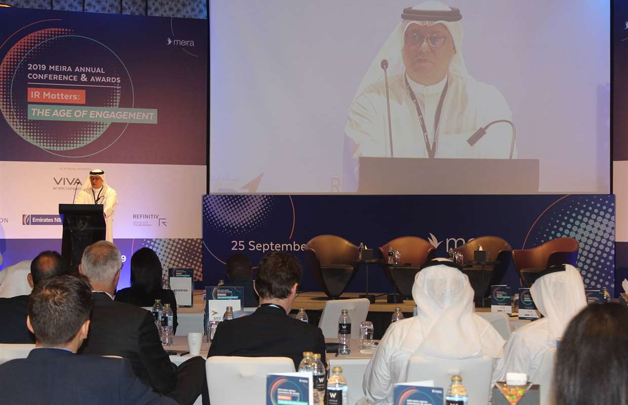 HE Dr Obaid Al Zaabi CEO, SCA 11th Middle East Investor Relations Association Annual Conference.jpg